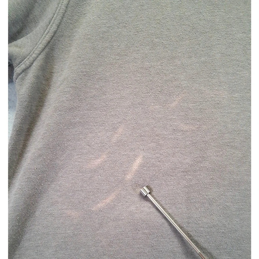 The North Face Mens Size‎ Large Hoodie Pullover Gray White Sweatshirt